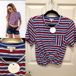 SWEET SPIRIT STRIPPED CROP TOP > NANAMACS BOUTIQUE